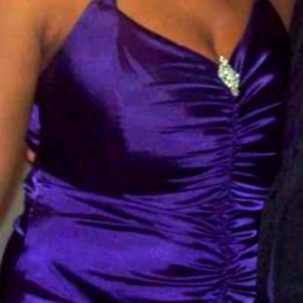 Purple High-Low Prom Dress XL